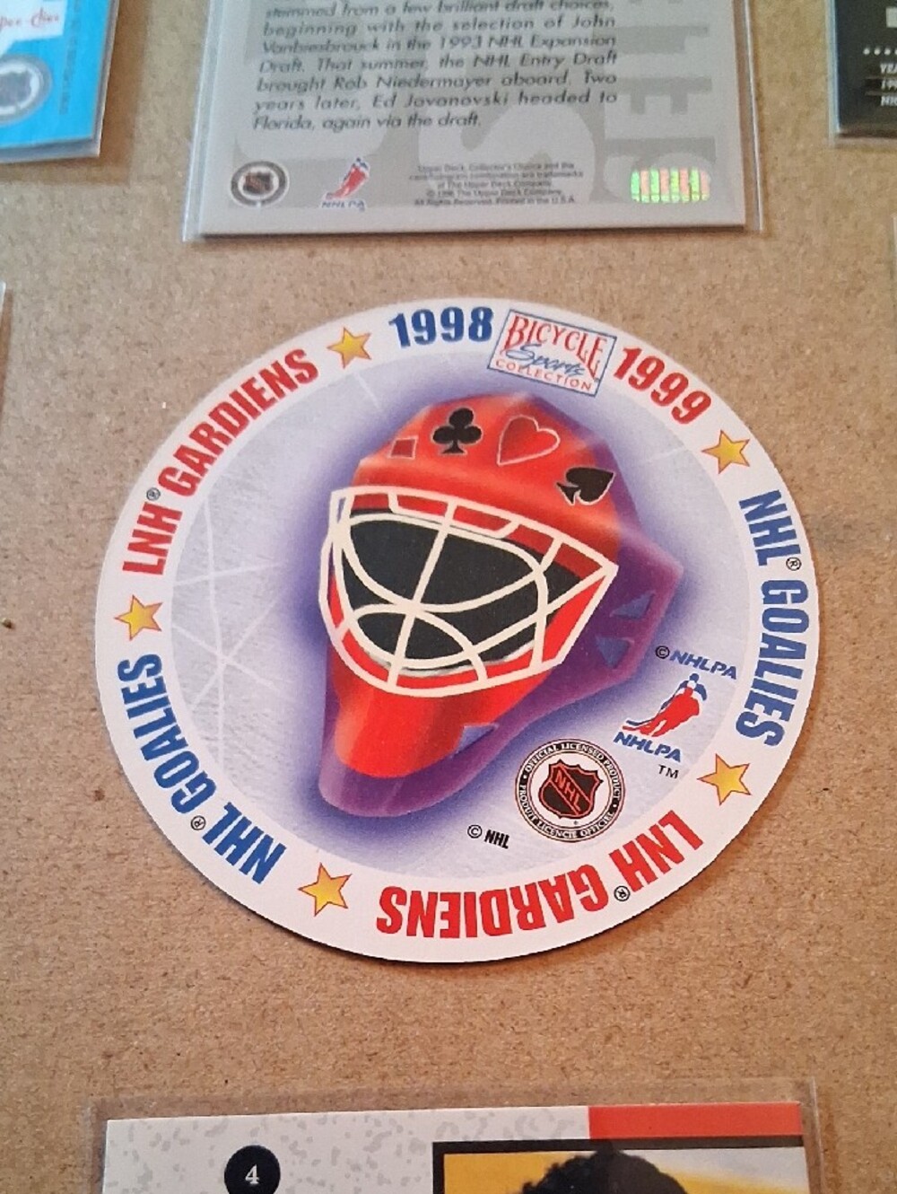 Vintage John Vanbiesbrouck Hockey Card Lot - Red, White, Blue - Picture 12 of 16